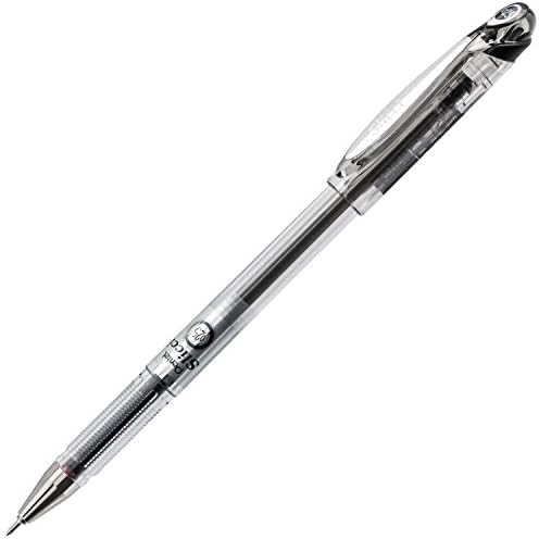 Pentel Arts Slicci Extra Fine Gel Pen, Black Ink 2-Pack (BG202BP2A)