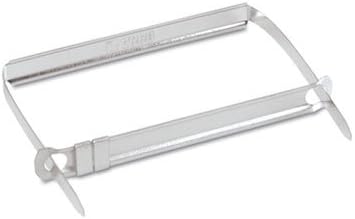 ACCO Economy Standard 2-Piece Paper Fasteners, 2 Inch Capacity, 2.75 Inch Centers, 50 Fastners/Box, 1 Box (12992), Silver