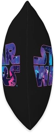 Star Wars Logo Retro 90s Galaxy Throw Pillow