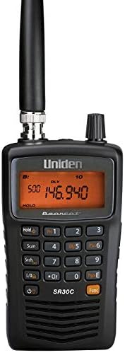 Uniden Bearcat SR30C, 500-Channel Compact Handheld Scanner, Close Call RF Capture, Turbo Search, PC programable, NASCAR, Racing, Aviation, Marine, Railroad.