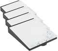 ECR4Kids MessageStor Dry-Erase Glass Board Memo Station, Desk Organizer, Botanical (Pack of 4)