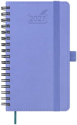BEZEND Pocket Calendar 2027, Weekly Monthly Planner for Purse (3.5" x 6")