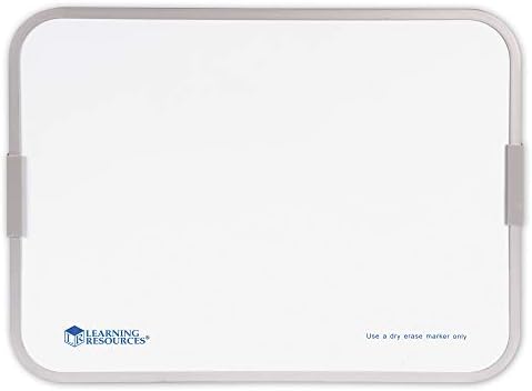 Learning Resources Magnetic Double Sided Dry Erase Boards, Set of 10