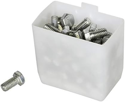 Akro-Mils 30101 Plastic Bin Cups, 2" x 3.25" x 3", White, 48-Pack