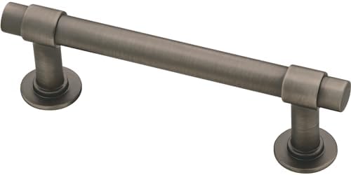 Franklin Brass Francisco (10-Pack) Cabinet Handles 3" Hole Center Vintage Pulls | Heirloom Silver Hardware Kitchen Door, Drawers, Dressers, Furniture P29520K-904-B