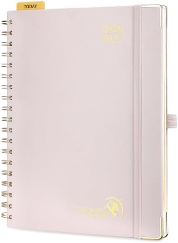 POPRUN 2026-2027 Weekly Planner 10" x 8"Weekly and Monthly Planner Calendar