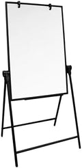 Flipside Products 24" x 36" Double-Sided Magnetic Dry Erase Swivel Adjustable Easel, Liftable, Whiteboard, Marquee, Store Sign, Sale Display, Flipchart Hooks, Marker Tray, Black Frame
