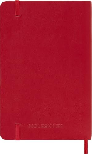 Moleskine 2027 12-Month Weekly Planner, Pocket, Scarlet Red, Softcover