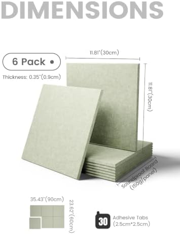 Fluxynara Felt Bulletin Board & Cork Board Alternative, Sage Green