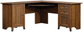 Sauder Carson Forge Corner Computer Desk, Rustic Vintage L-Shaped Desk, in Washington Cherry