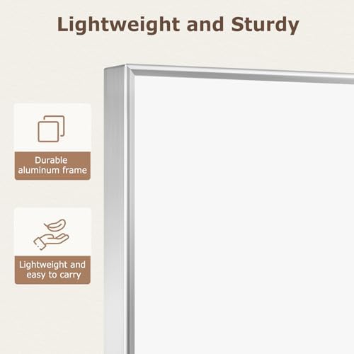 Small Magnetic Whiteboard, 16" x 12" Dry Erase White Board