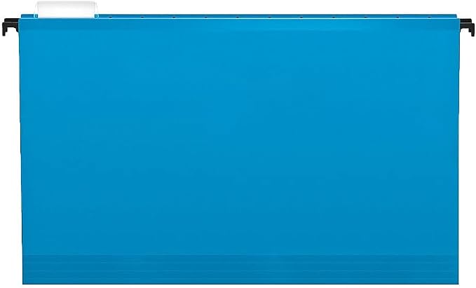 Pendaflex SureHook Reinforced Hanging Folders, Legal Size, Assorted Colors, 1/5 Cut, 20/BX (6153, Asst)