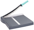 Paper Cutter, Paper Slicer with Safety Guard and Blade Lock, 12" Cut Length Guillotine Paper Cutter with 16 Sheet Capacity, Paper Cutters and Trimmers for Cardstock Cardboard (Black)