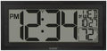 La Crosse Technology 515-1419-INT 15" LCD Textured Atomic Clock