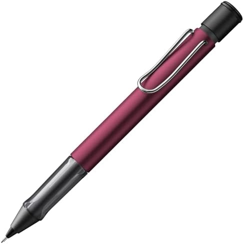 LAMY AL-star black purple - Mechanical Pencil with transparent, ergonomic grip & lightweight aluminum body - including LAMY M 41 fine line refill 0.5 mm & eraser tip