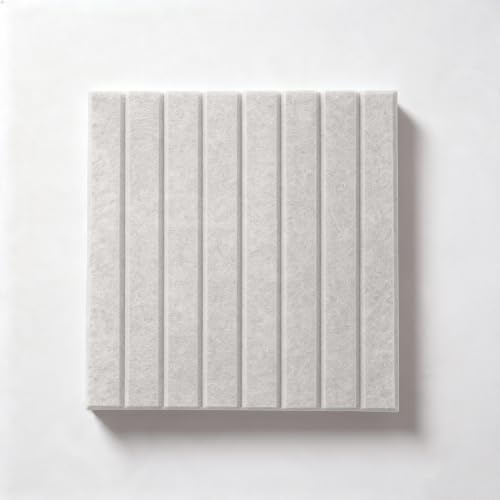 12-Pack Ivory Felt Wall Tiles(11.8“x11.8”Each), 47"x35" Aesthetic Bulletin Pin Board, Large Cork Board Alternative for Office, Classroom & Wall Decor