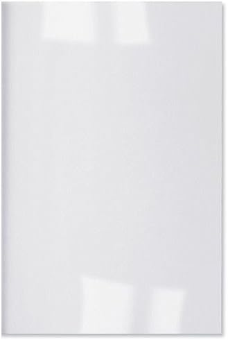 1 1/4" (30mm) Thermobind White Gloss Finish Binding Covers - 40 Covers