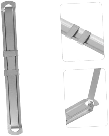 ARTIBETTER 50pcs Binders Office Folder Brackets Self Adhesive Prong Fasteners File Binder Clips