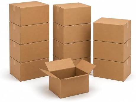 BOX USA Moving Boxes Holds 65lbs, 20"L x 20"W x 15"H (12-Pack) Large - Corrugated Cardboard Box for Shipping, Mailing, Packing, Packaging and Storage