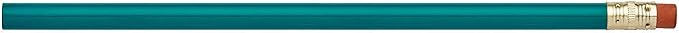 Pencil Guy Blank Round Pencils, Teal, 144 to a box