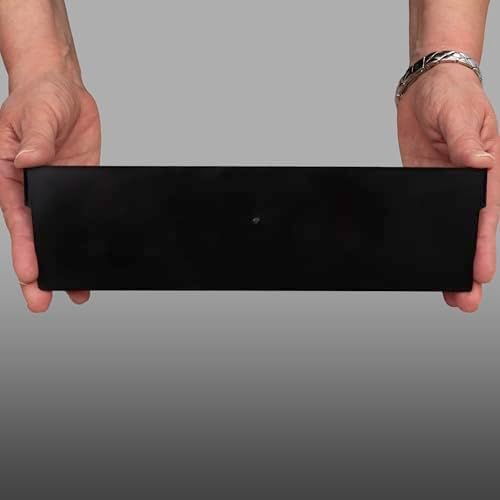 Akro-Mils 40170 Plastic Width Dividers for 4" Tall Shelf Bins, 24-Pk, Black