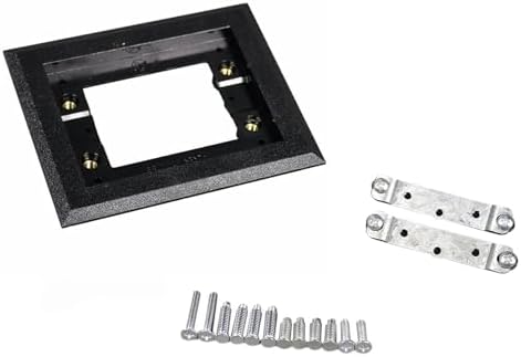 Legrand Wiremold OmniBox Single Gang Floor Box Carpet Flange Black 1 Pack