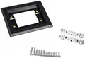 Legrand Wiremold OmniBox Single Gang Floor Box Carpet Flange Black 1 Pack