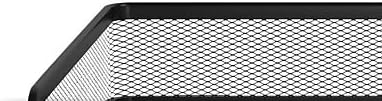TRU RED Side‑Load Stackable Metal Letter Tray, Matte Black, 2‑Pack – Durable Desktop Paper Organizer for Office Files