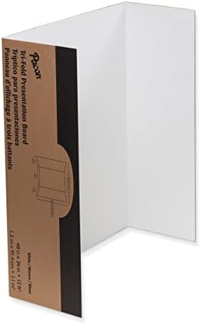 Pacon Presentation Boards, Single Wall, White, 48" x 36", 12 Count
