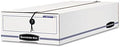Bankers Box 12-Pack String & Button Check Box, 10-3/4" x 23-1/4" x 4-5/8"