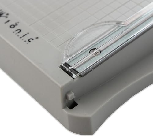 Tim Holtz Mini Paper Cutter - Small Portable Guillotine Paper Trimmer for Crafts, Photo Paper, and Card Making - 6.25 Inch Cutting Length with Ruler and Grid Lines