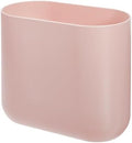 iDesign Small Slim Plastic Bathroom Trash Can, Pink