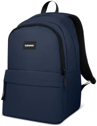 Lenovo 16-inch Commuter Backpack B10, Lightweight 30L Laptop Backpack, Water-Resistant Travel Bag with 6 Storage Compartments, Anti-Theft Pocket & Luggage Strap, Fits Up to 16" Laptop, Navy Blue