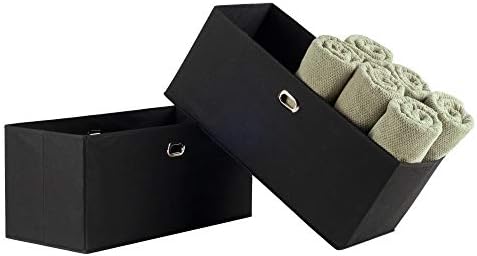Winsome Torino Storage/Organization, Black 23.03"W x 10.24"H x 10.24"D