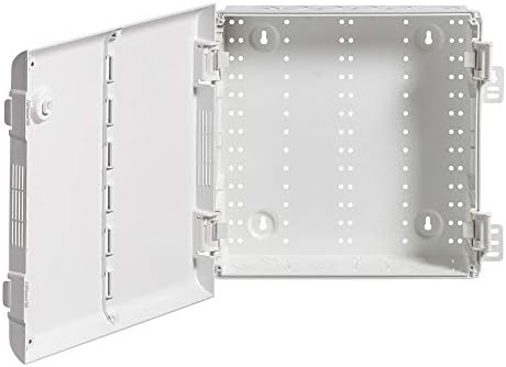 Leviton 14" Wireless Structured Media Center with Vented Hinged Door, 49605-14P, White