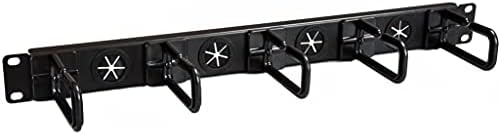 StarTech 1U 19in Horizontal Cable Manager, D-Ring, Steel (CABLMANAGERH)