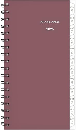 AT-A-GLANCE 2026 Planner Refill, Weekly, 3-1/4" x 6-1/2", Portable Size 2 (064-287-26)