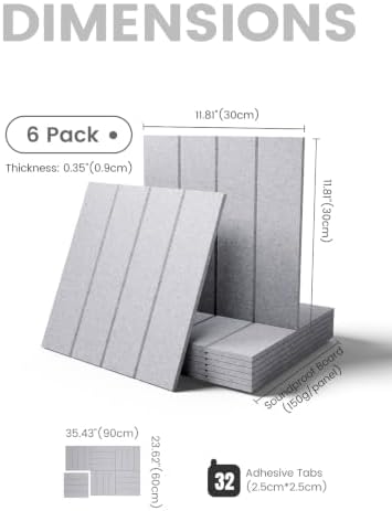 Fluxynara Felt Bulletin Board & Cork Board Alternative, Soft Gray