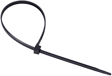 Gardner Bender 45-518UVBN Heavy-Duty Cable Tie, 18 inch, 180 lb, Electrical Wire and Cord Management, Nylon Zip Tie, 10 Pk, UV Resistant Black