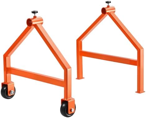 VEVOR Wire Spool Rack, 220 lbs Load Capacity, Portable Cable Caddy, Moveable Wire Rack with Wheels, Spool Holder, Up to 29.9 in Diameter, for Electrical Industrial and Retail Use, Working Efficiency