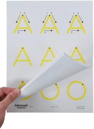 Abilitations - 27341 Integrations Hi Write Upper Case Alphabet Paper - 104 Page Pack