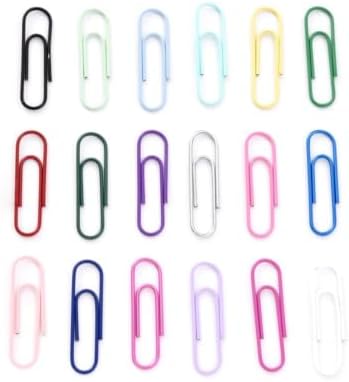 10 packs / 800 pieces 1.1 in Multi Color Office Document Fasteners