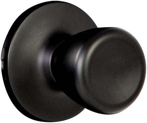 Design House Terrace Dummy Door Knob, Matte Black