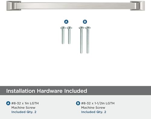 Amerock 7-9/16" Westerly Satin Nickel Drawer Pull