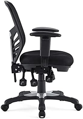 Modway EEI-757-BLK Articulate Ergonomic Mesh Office Chair in Black