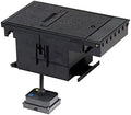 Legrand Wiremold XB814C520BK 2-Gang Outdoor Weatherproof Ground Box Assembly, 20 Amp Duplex Receptacles, Black (1 Pack)