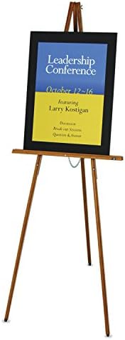 Quartet Lightweight Wood Display Easel, Natural Oak (41E)