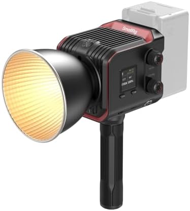 SmallRig RC 100B COB Video Light with Handle, 100W Bi-Color 2700K-6500K