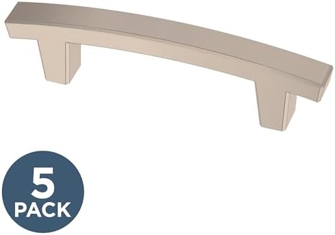 Franklin Brass (10-Pack) – Brushed Nickel Cabinet Handles, 3 Inch Hole Center, Pulls for Drawers, Kitchen Cabinet Door, Dressers | Pierce