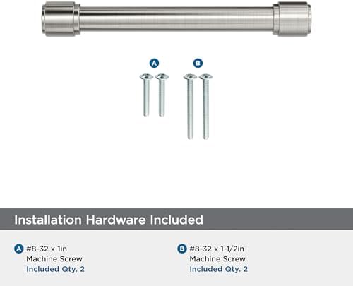 Amerock 5-1/16" Faircrest Satin Nickel Drawer Pull